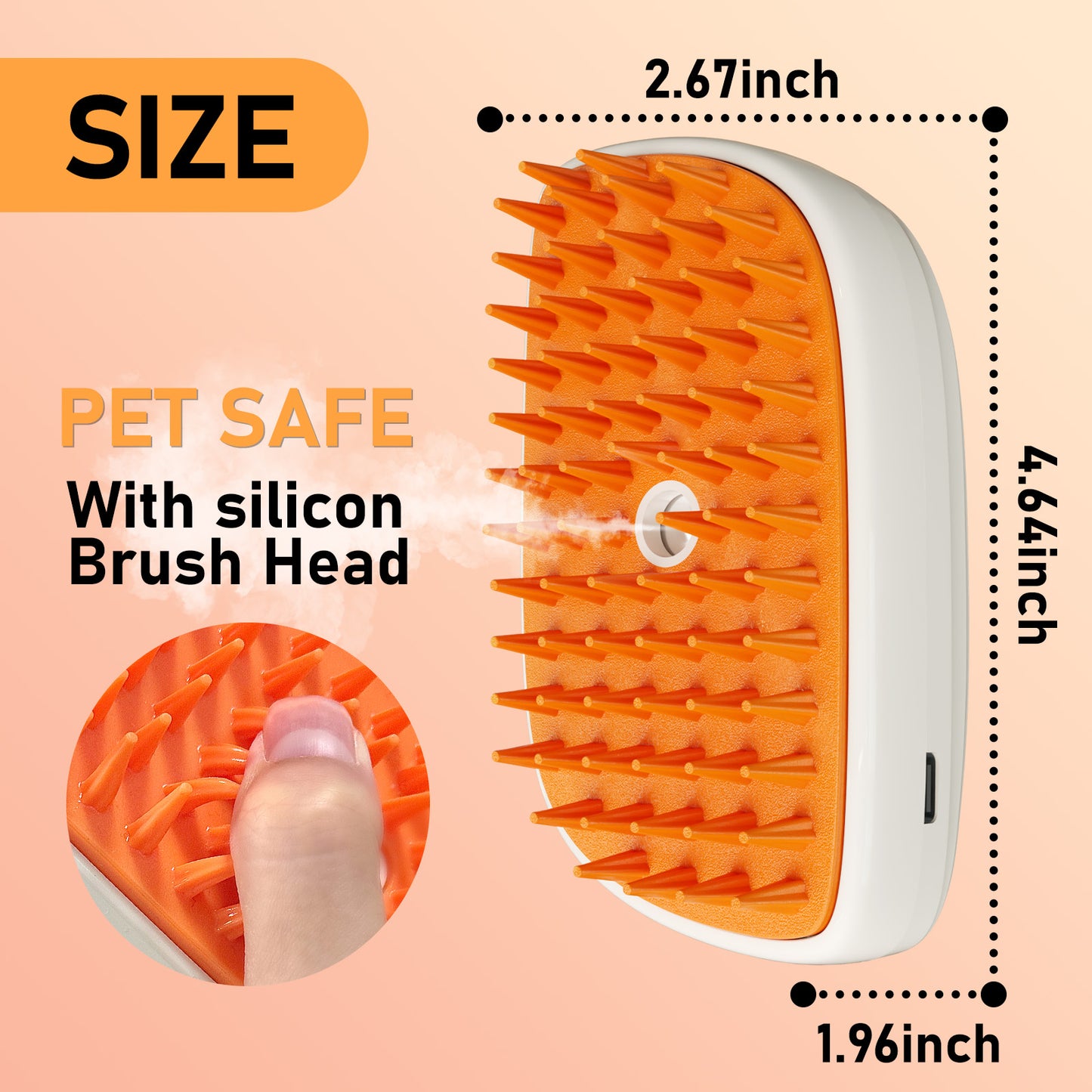 Steam Brush for Pets